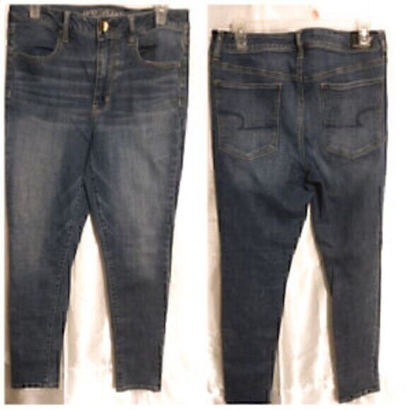 American Eagle Outfitters Denim - American Eagle Medium Wash Whisker Skinny Jeans 12